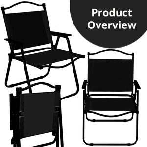 Factory Price <b>Cheap</b> Metal <b>Frame</b> High Quality Lightweight Portable Travel Folding Compact Camping Chair - Product Image 3