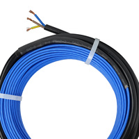 Cable calefactor eléctrico 120V/220V/230V/240V 12 W/m y 3,14 W/FT Salida CE EAC Certificado 15 años de garantía Envío rápido desde fábrica