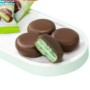 Collations au chocolat et <span class=keywords><strong>cacao</strong></span> halal personnalisées Vente à chaud de pâtisseries et desserts Marque privée OEM Biscuits macaron à saveur de citron - Product Image 2