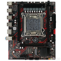 Placa Base X79 LGA2011-0 para CPU Xeon E5, Doble DDR3, M.2 NVME, SATA, PCIE, USB2.0, TPM, LAN, para Juegos y Estaciones de Trabajo