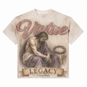 Custom Design 300GSM Heavyweight Cotton Acid Wash Oversized T-shirt Boxy Cropped Graphic Tee Streetwear Men T Shirt - Product Image 1