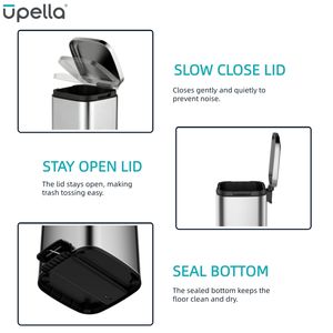 حمام أبيض مصنوع خصيصًا بسعة 30 لتر مع دواسة قدم - Product Image 2