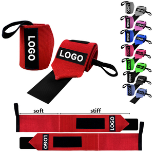 Muñequeras Deportivas Personalizadas al por Mayor con Logotipo, Muñequeras Protectoras para Levantamiento de Pesas en Gimnasio, Muñequeras para Ejercicio y Powerlifting - Product Image 1