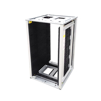 Nouveau support de stockage antistatique réglable pour cartes PCB ESD SMT, pour ligne de production SMT, 50 emplacements, support de circulation de cartes PCB ESD