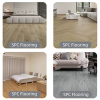 8mm 6mm 4mm Großhandel Luxus Innen-SPC-Bodenbelag Wasserdicht 20mil Klicksystem Glatt Supermarkt Kunststoff Hybrid LVP Laminat Vinyl