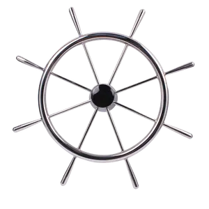 Casting Marine Yacht Ship Hardware Accessories 5 Spoke Steering Wheel 316 Stainless Steel deck dock Marine Hardware Boat