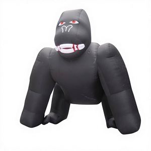 Inflatable Giant Black Gorilla Balloon with Electric Air <b>Pump</b> Sun Resistant & Waterproof for Advertising Events - Product Image 2