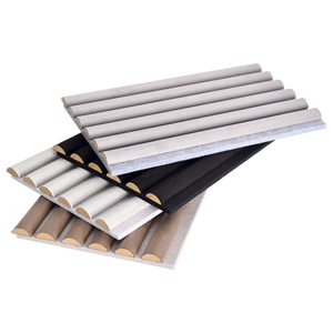 Akupanel Design moderne Panneau acoustique décoratif Panneau mural en bois enveloppé de daim <span class=keywords><strong>pour</strong></span> le salon Solution de design graphique d'hôtel - Product Image 2