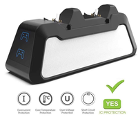 Support de chargeur de contrôleur sans fil indicateur LED type-c pour Sony Playstation 5 PS5 Station de charge rapide double