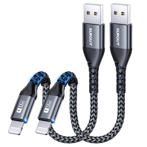 Câble de charge rapide Type-C tressé en nylon SUNGUY, charge haute vitesse, respectueux de l'environnement, garantie de 3 ans, longueur personnalisée - Product Image 2