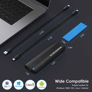 E-Yield M.2 Ssd Enclosure Type-C Aluminum Case For Nvme Ssd External <b>Drive</b> - Product Image 3