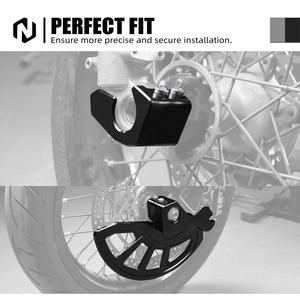 NICECNC para Suzuki 2005-2024 DRZ400SM 400SM DRZ <span class=keywords><strong>400</strong></span> <span class=keywords><strong>SM</strong></span> protector de disco de freno delantero de motocicleta y cubierta protectora de zapato de horquilla - Product Image 5