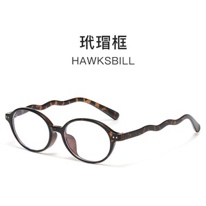 แว่นตาทรงกลมขอบเต็มสีดำ เลนส์ใส CR39 กรอบขนาดกลาง แว่นสายตาสำหรับทุกเพศ - Product Image 4