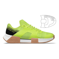 Chaussures de tennis respirantes légères Chaussures de sport d'été et d'hiver à doublure en maille antidérapante durable et décontractée