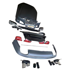 Kit de mise à niveau Plug-and-play pour <span class=keywords><strong>Audi</strong></span> <span class=keywords><strong>A8</strong></span> vers le style S8, pare-chocs avant, phares LED, calandre, capot, aileron, à un <span class=keywords><strong>prix</strong></span> spécial très bas. - Product Image 4
