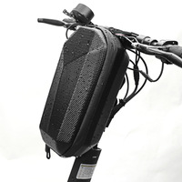 Sac de guidon pour trottinette électrique, pochette de rangement EVA pour vélo, sacs organisateurs à fixer sur le guidon avant du vélo