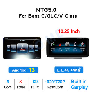 MTK 8581 10,25 "12,5" Android 13 navegación GPS Carplay reproductor Multimedia para Mercedes Benz C / V clase W204 W205 GLC X253 <span class=keywords><strong>W446</strong></span> - Product Image 6