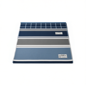 Manta Nórdica Rectangular a Rayas, Tejida, para Todas las Estaciones - Product Image 1