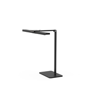 Lampe de bureau LED professionnelle 24W CRI 95, lampe de table haut de gamme en aluminium avec minuteur Pomodoro et variateur de luminosité coulissant, lampe d'étude pliable