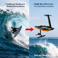 Nouveauté en promotion : Planche hydrofoil électrique 8KW en fibre de carbone à commande facile pour adulte