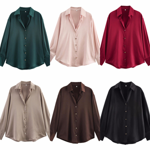 Chemisier Chic Femme 2026 – Nouvelle Collection Automne – Blouse en Lin Mélangé à Manches Larges – Chemises Vintage à Manches Longues pour Femme – Hauts Élégants - Product Image 6