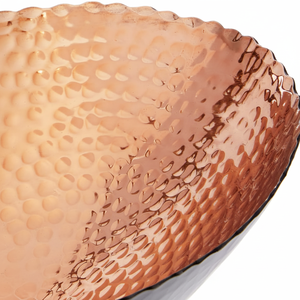 Cuenco de pedicura de cobre puro hecho a mano de lujo para spa, relajación, remojo de pies y sesiones de masaje - Product Image 1