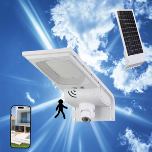 Smart <b>Security</b> <b>Solar</b> Street Light 300W with <b>Camera</b> WiFi Control Auto on Off IP65 Waterproof for Road Lighting - Product Image 1