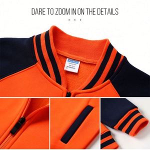 Vestes de sport unisexes classiques de haute qualité, couleur assortie, en polaire, à manches longues, imperméables, respirantes, avec fermeture éclair - Product Image 2