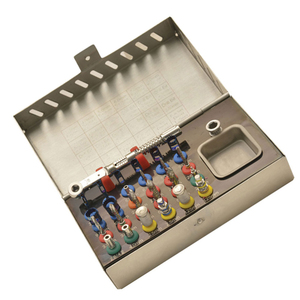 Kit d'instruments pour la pose d'implants avec outils chirurgicaux dentaires pour la préparation du site implantaire, plateau de chirurgie implantaire dentaire - Product Image 3