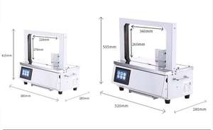 Máquina de correas OPP automática, máquina de envasado de alimentos y verduras, flejadora pequeña - Product Image 2