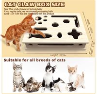 Caja de Rascador para Gatos de Madera Maciza Grande al por Mayor - Soporte para Logotipo Personalizado