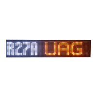 Panneau d'affichage numérique LED à roulement arrière SMD 19x32-Pitch13.5x10 polychrome pour Bus et Rail Transit