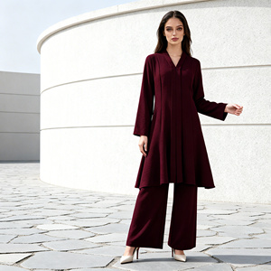 Nouvelle Abaya de fête élégante en polyester à paillettes de haute qualité pour femmes musulmanes, robe sur mesure, vente en gros - Product Image 3