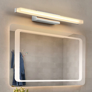 Lámpara de Espejo LED Acrílica Delgada para Baño, Moderna y Sencilla, con Luz LED Superior e Inferior, para Hoteles - Product Image 3
