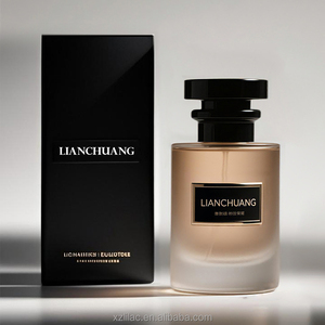 New Product <strong>Explosion</strong> 50ml Luxury <strong>Perfume</strong> Bottle with Box Customized Colors for Round Glass <strong>Perfume</strong> Bottles - Product Image 3