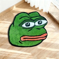 Tapis d'anime Hypebeast en forme de Gengar, tapis fantôme violet, tapis de sol irrégulier en peluche pour la décoration de la salle de jeux