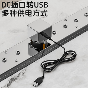 Grill papillon automatique avec grille inclinable en acier inoxydable, largeur réglable, brochettes rotatives, commande par bouton 5V - Product Image 3