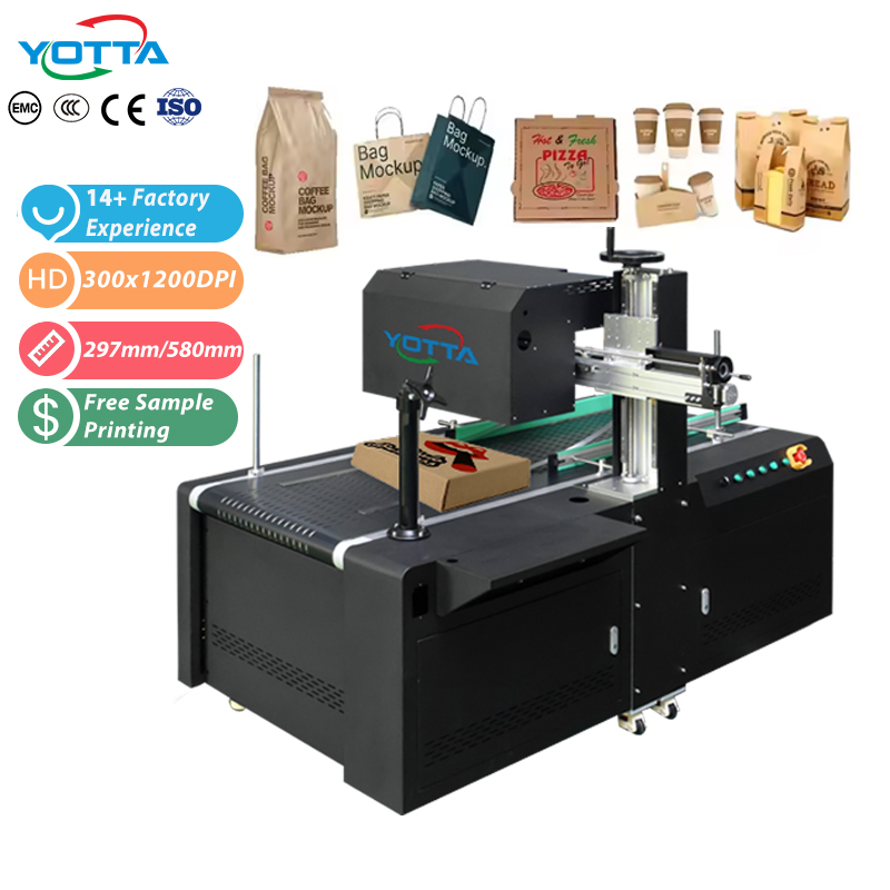 Digital HP FI1000 A3 Head Pizza Box Envelop Paper Cup Fans Single Pass Printer