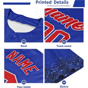 Camiseta de béisbol personalizada, uniforme deportivo transpirable con estampado sublimado unisex para adultos, nombre del equipo 00 - Product Image 4