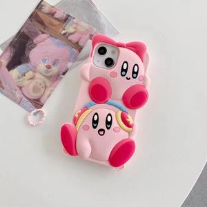Funda de silicona suave con diseño de <span class=keywords><strong>Kirby</strong></span> apilado para iPhone 13 Pro, iPhone 12, iPhone 11, XS, XR - Product Image 4