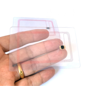 Bán buôn prelam <span class=keywords><strong>PVC</strong></span> RFID thẻ Inlay trong suốt tấm nhãn QR mã chip Antenna trong suốt kiểm soát truy cập <span class=keywords><strong>PVC</strong></span> thông minh NFC <span class=keywords><strong>Tag</strong></span> - Product Image 2