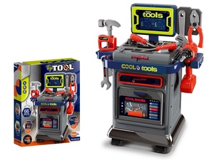 Ksf bàn làm việc công cụ hội thảo trẻ em giả vờ chơi Kit cậu bé giáo dục xây dựng chơi thiết lập công cụ băng ghế dự bị bảng thiết lập đồ chơi trẻ em - Product Image 3