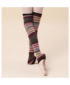 Kaos Kaki Panjang Wanita Octavia Wholesale untuk Tari Yoga Balet, Setengah Paha, Tanpa Jari, Rajutan, Penghangat Kaki - Product Image 5