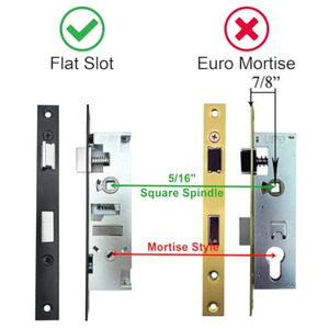 Set Maniglia <span class=keywords><strong>per</strong></span> Porta Antivento con Design Francese, in Lega di Zinco Nero Opaco, <span class=keywords><strong>per</strong></span> Porte <span class=keywords><strong>a</strong></span> Zanzariera, Ingresso e Bagno, Compatibile con Larson - Product Image 3