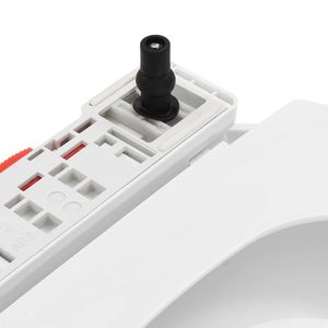 W2B VidaXL bianco allungata coprisedile morbido con Design a sgancio rapido in plastica PP per applicazione bagno - Product Image 6