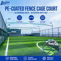 Terrain de Futsal 5v5 Professionnel Personnalisé en Acier Galvanisé pour Intérieur et Extérieur, Système de Cage de Football, Clôture de Terrain à Vendre