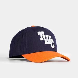 Casquettes structurées bicolores personnalisées, 5 panneaux, acrylique, logo brodé 3D, snapback - Product Image 5