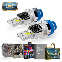 YOBIS 140W 14000LM système d'éclairage automatique série D ampoules LED 100% Plug & Play D1 D2 D3 D4 D5 D8 D1S D2S D3S D4S phare LED de voiture