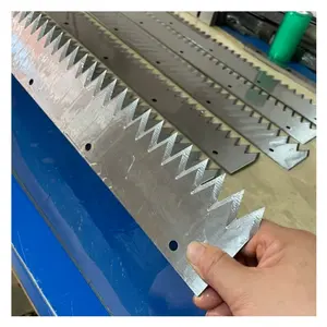 Mesin kemasan disesuaikan pisau/mesin penyegel pisau/lurus bergerigi pisau pemotong dalam persediaan