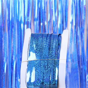 Backdrop Rain <strong>Tinsel</strong> 1*2M Curtain Foil <strong>Tinsel</strong> Party Curtains Decoration Metallic Fringe Curtains for Party Supplies Wedding - Product Image 4